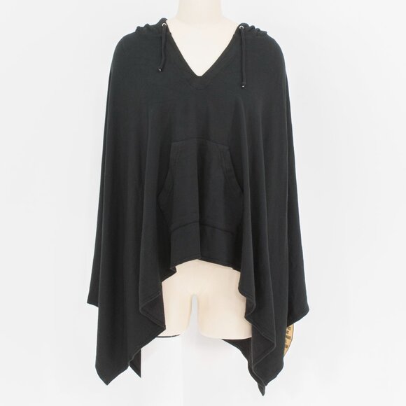 TART Black Hooded Poncho Sweatshirt — NWT — One Size - Picture 1 of 5